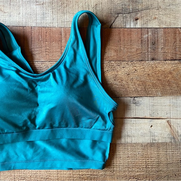 Fashion Nova Sport Crop Tank Teal M - Picture 2 of 7